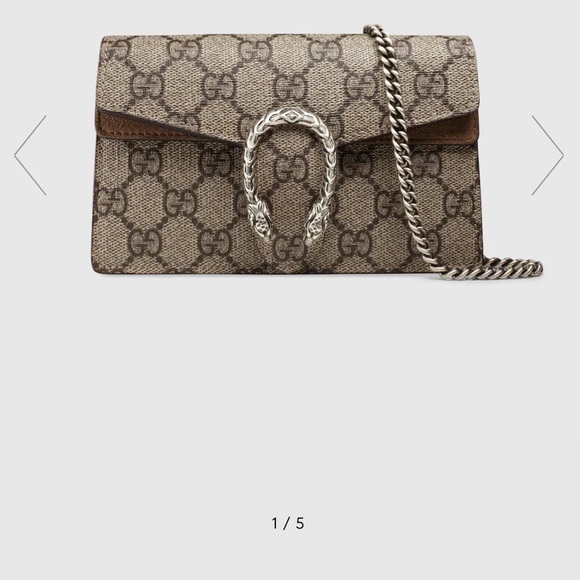 Gucci DIONYSUS GG SUPREME SUPER MINI BAG - Picture 6 of 7